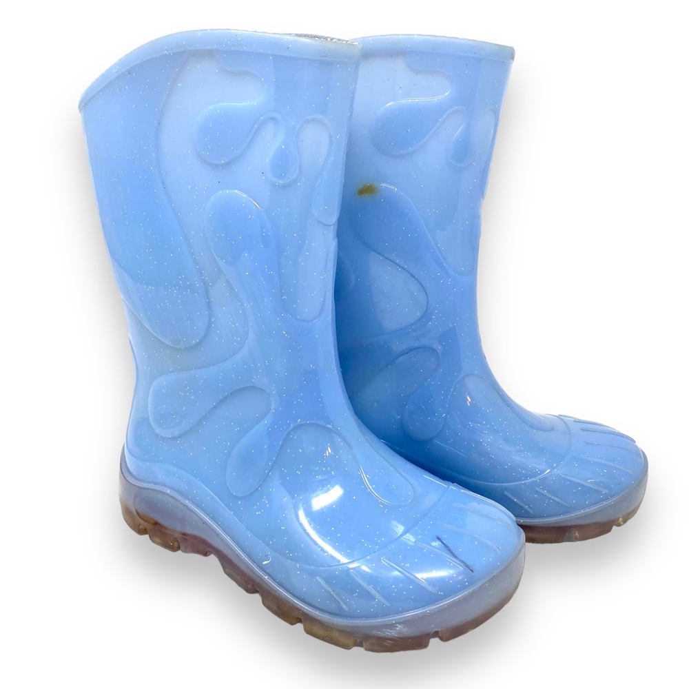 Skeeper Rain Boots Blue Water Splash Design Toddler Size EU 9 | USA 9 Colombia